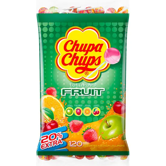 CHUPA CHUPS BAG FRUIT 120CT (EU) 