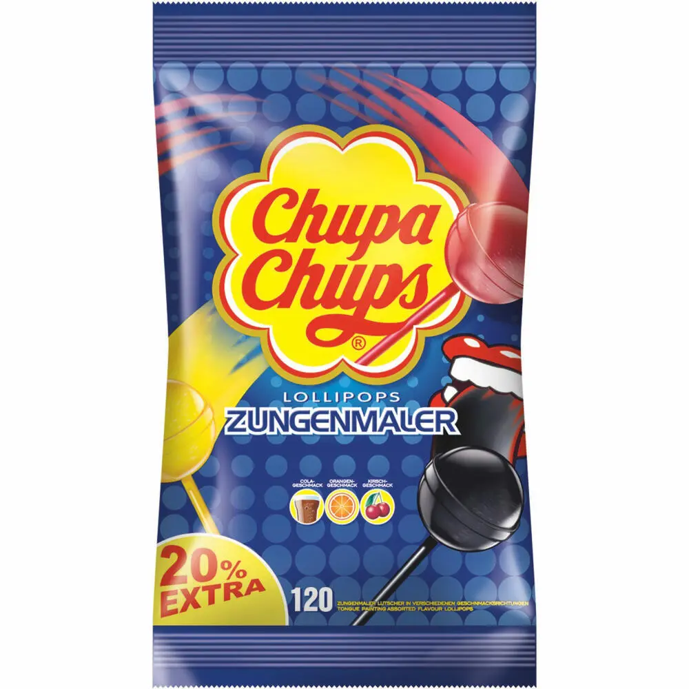 CHUPA CHUPS BAG ZUNGENMALER 120CT (EU)  