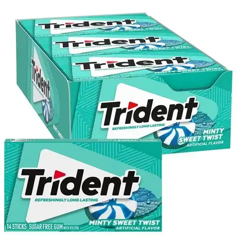 TRIDENT MINTY SWEET TWIST 12PK