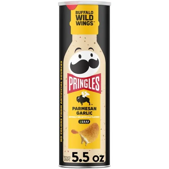 PRINGLES BUFFALO WILD WINGS PARMESAN GARLIC 158G (US)