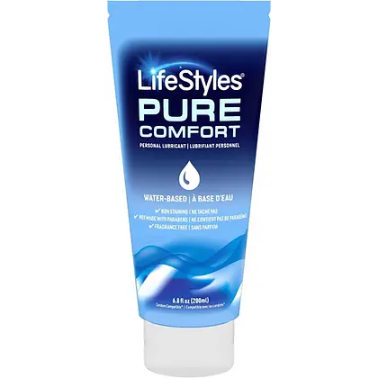 LIFESTYLES PURE COMFORT PERSONAL LUBRICANT 200ML 