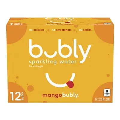 BUBLY SPARKLING MANGO 355ML/12CT