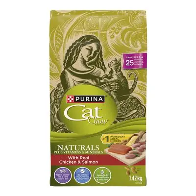 PURINA CAT CHOW CHICKEN AND SALMON 1.42KG