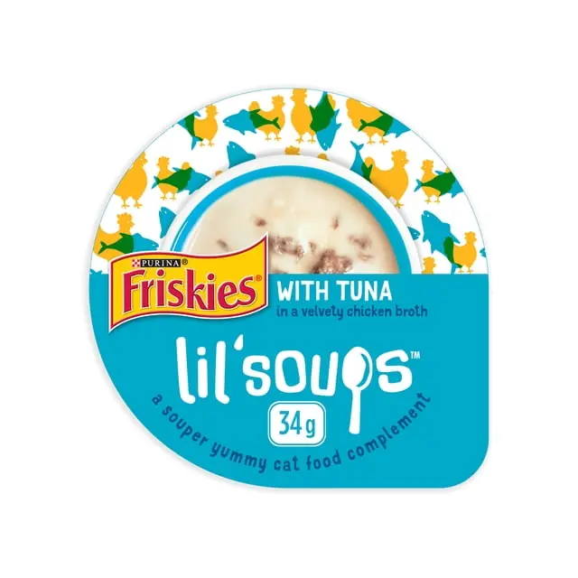 FRISKIES LIL'SOUPS CAT FOOD TUNA 34G