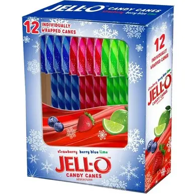JELL-O CANDY CANE ASSORTED 12CT 