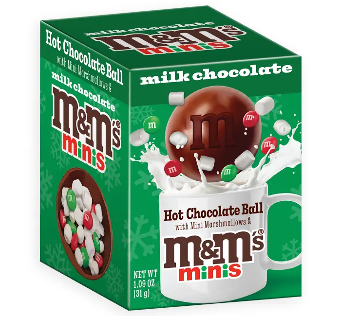 M&M MINIS HOT CHOCOLATE BALL 31G