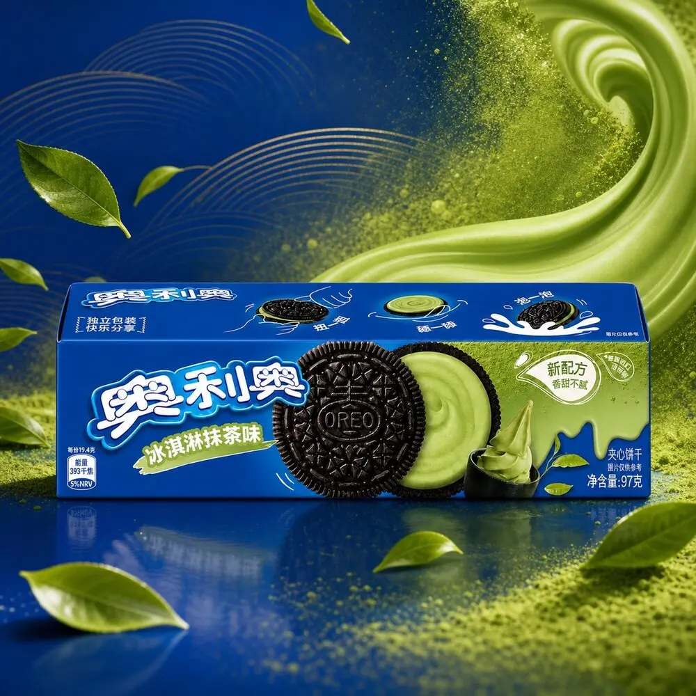 OREO SANDWICH MATCHA 97G (CHINA)