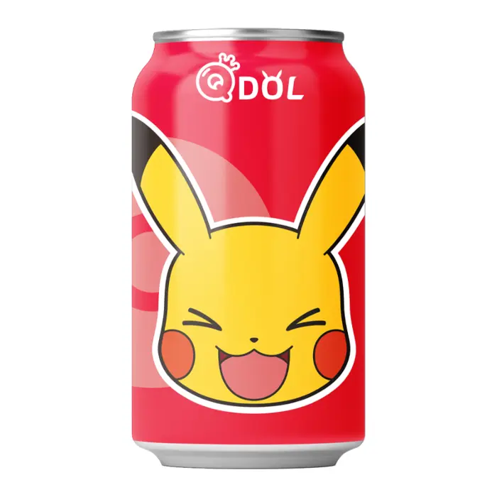 POKEMON Q SPARKLING WATER STRAWBERRY 330ML/24CT (CHINA)