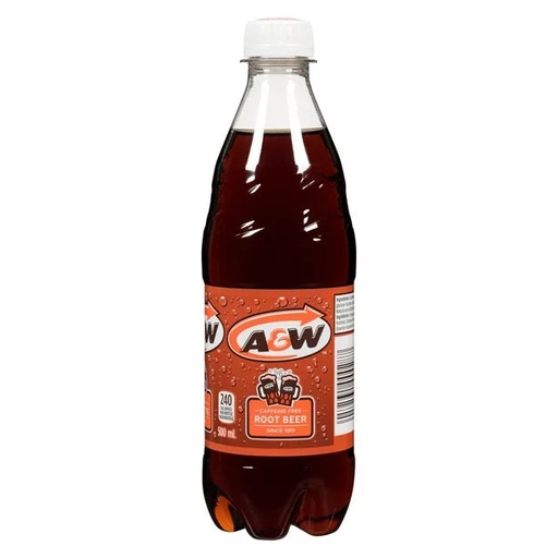[C-35] A&W ROOT BEER BTL 500ML (CAN)