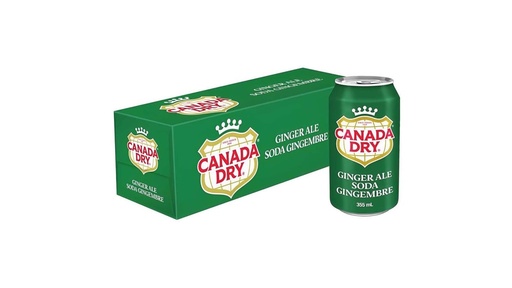 [119298] CANADA DRY CANS GING. ALE 355ML/12CT