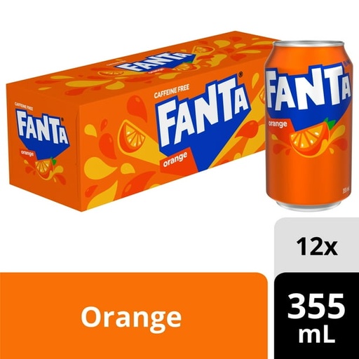 [C-21] FANTA CANS ORANGE 355ML/12CT (CAN)
