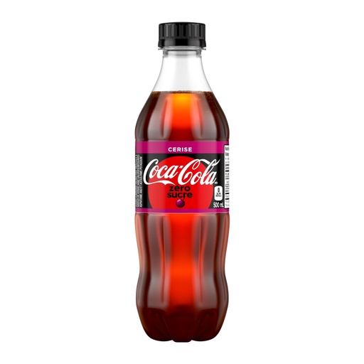 [C-37] COKE CHERRY ZERO BTL 500ML (CAN)