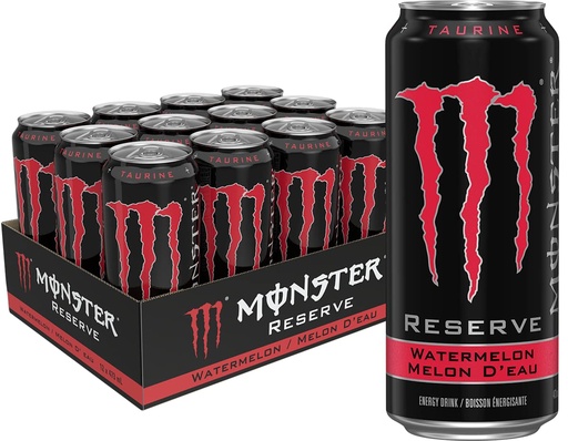 [070847030553] MONSTER RESERVE ENERGY WATERMELON 473ml 12ct