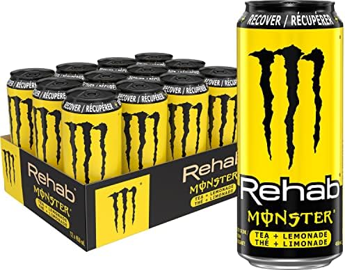 [411193] MONSTER REHAB TEA & LEMONADE 458ml 12CT (CAN)