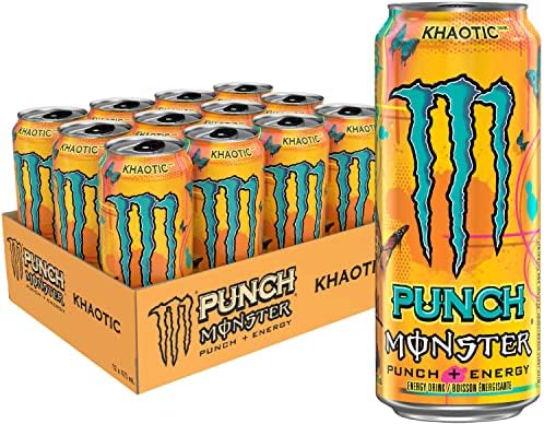 [MW10] MONSTER ENERGY DRINK KHAOTIC 473 mL 12CT