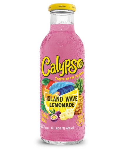 [473] CALYPSO ISLAND WAVE LEMONADE 473ml 12CT (CAN)
