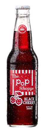 POP SHOPPE BOTTLE BLACK CHERRY 12CT