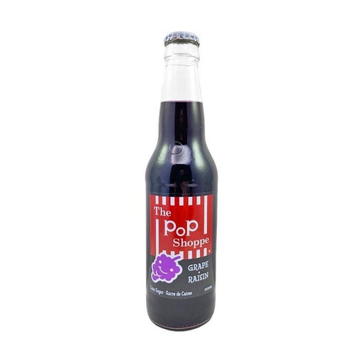 [262] POP SHOPPE BOTTLE GRAPE /12CT