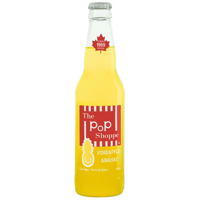 [266] POP SHOPPE BOTTLE PINEAPPLE 12CT