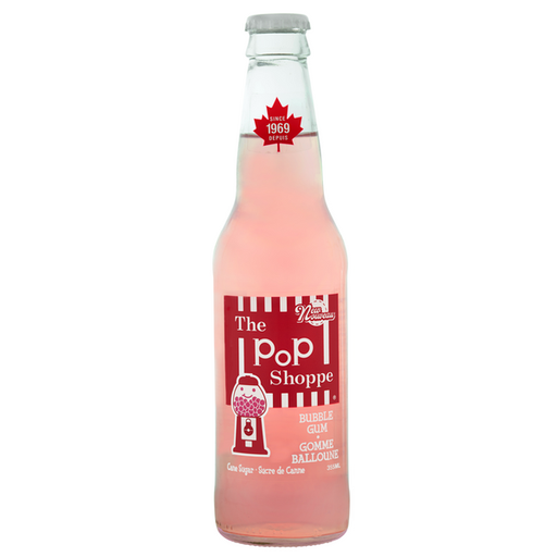 [269] POP SHOPPE BOTTLE BUBBLE GUM 355ML 12CT