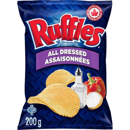 [08737] RUFFLES ALL DRESSED 200g