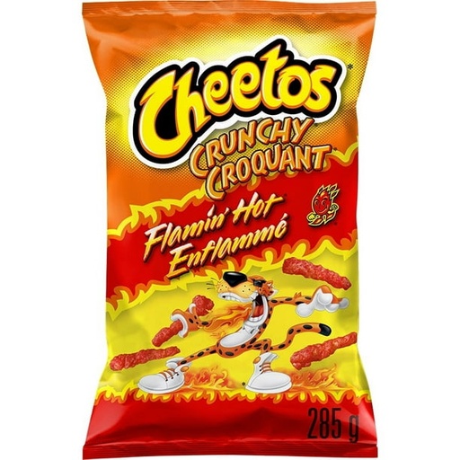[O39] CHEETOS CRUNCHY FLAMIN HOT 285g