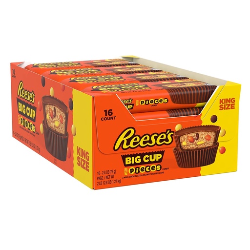 [3378] REESE BIG CUP PIECES KING SIZE 16CT