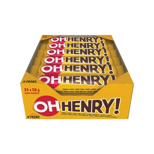OH HENRY REG BAR 58g 24CT