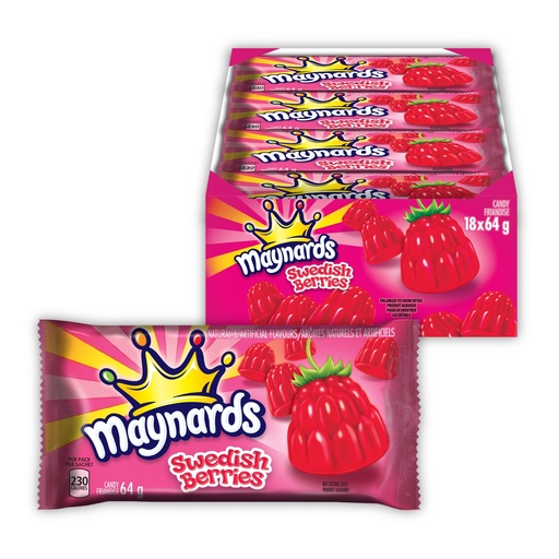 [SB1] MAYNARDS BOX SWEDISH BERRIES 18CT