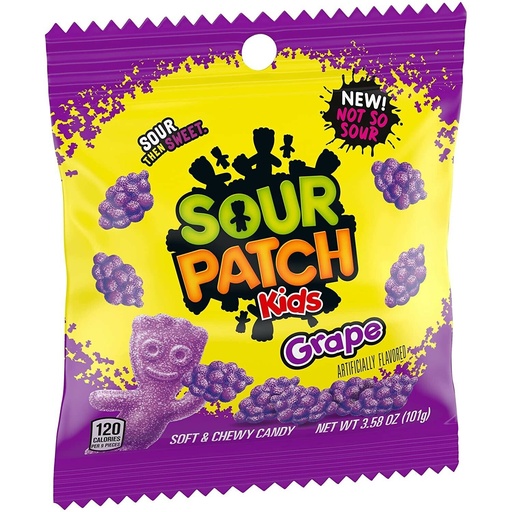 [1954H] SOUR PATCH GRAPE 3.58oz
