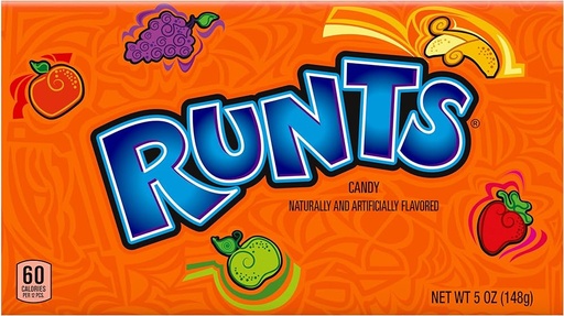 [1958C] RUNTS CANDY THEA. BOX 5 OZ