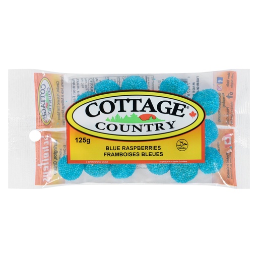 [679079490878] COTTAGE COUNTRY BLUE RASPB.125g