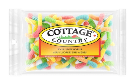 [679079492650] COTTAGE COUNTRY Sr. NEON WORMS 140g