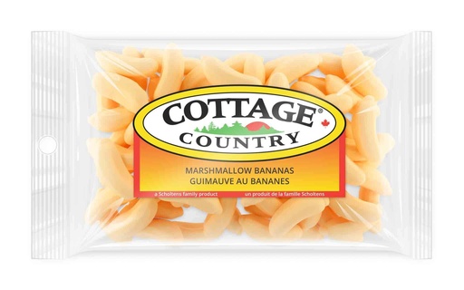 [49281] COTTAGE COUNTRY MARSHMAL. BANANAS 100g