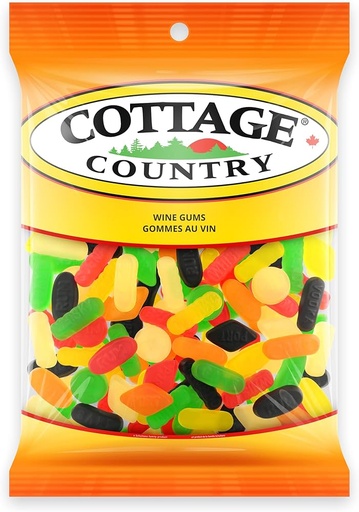 [49750] COTTAGE COUNTRY EN. WINE GUMS 140g