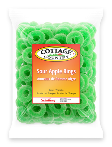 [8436014444882] COTTAGE COUNTRY SOUR APPLE RINGS 1kg