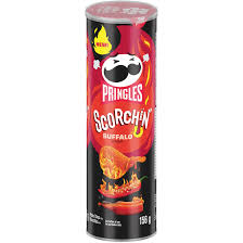 [064100147997] PRINGLES SCORCHIN BUFFALO 156G