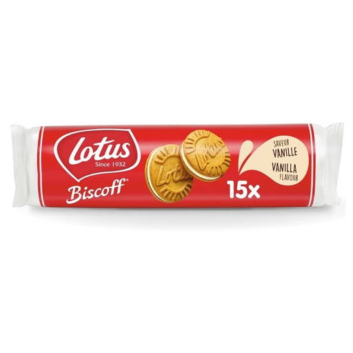 [5410126006377] LOTUS BISCOFF COOKIES VANILLA 150g 