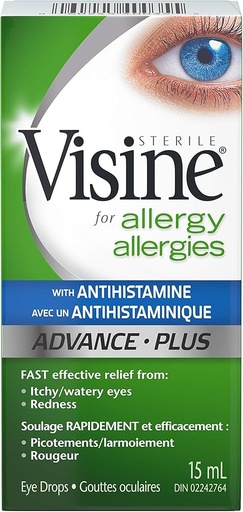 [10590] VISINE EYE DROPS ALLERGIES 15ML