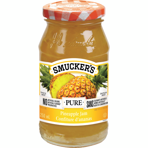 [051500044728] SMUCKER'S JAM PINEAPPLE 250ML