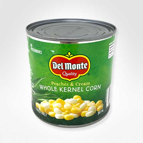 [CAF00314] DEL MONTE  CORN PEACH & CREAM 341ML