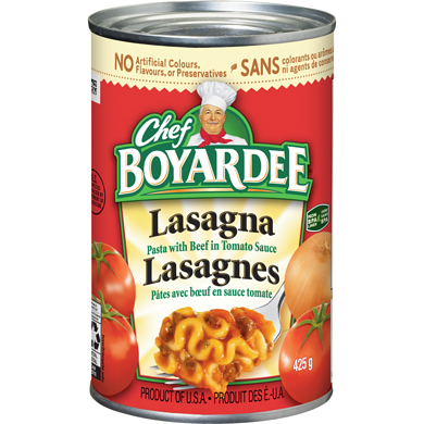 [064144043040] CHEF BOYARDE PASTA LASAGNA 425G