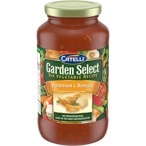 [SAU03346] CATELLI GARDEN SELECT PARMESAN/ROMANO SAUCE 640ML