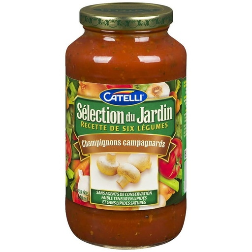 [064200327916] CATELLI GARDEN SELECT MUSHROOM SAUCE 640ML