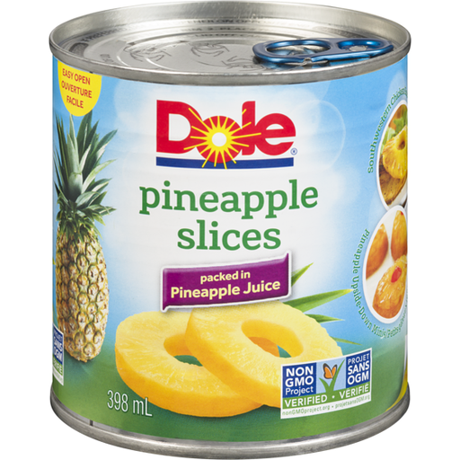 [065250002860] DOLE PINEAPPLE SLICED 398ML