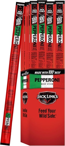 [J9525] JACK LINK'S BEEF PEPPERONI 50g X 24CT