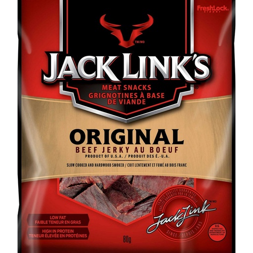 [J1727] JACK LINK'S BEEF JERKY ORIGINAL 80g