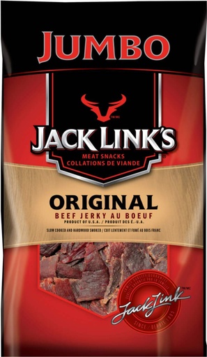 [J0725] JACK LINK'S JUMBO ORIG. BEEF JERKY 230g