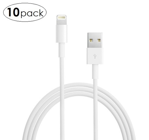 [1969198100291] 2M NEW IPHONE CABLE 10pk