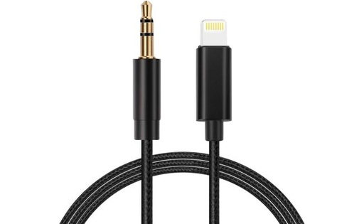 [8PIN TO AUX] LIGHTING TO 3.5 AUX AUDIO 